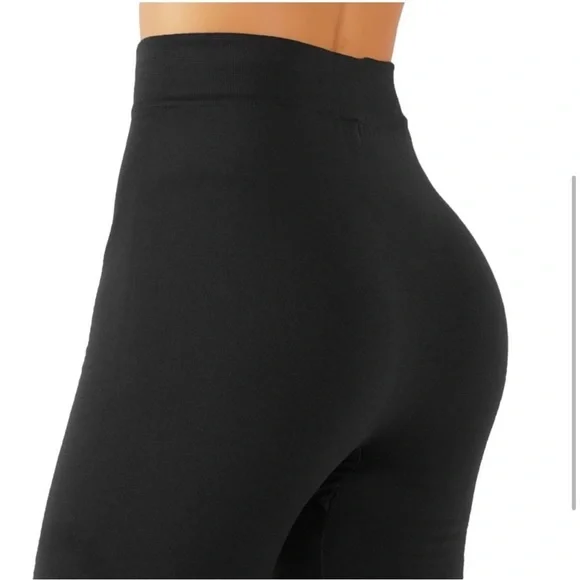 NWT ✨ fleece lined elastic mid waist leggings - Picture 2 of 6